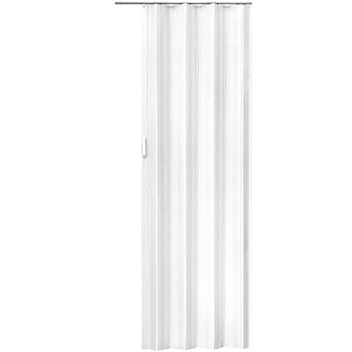 TecTake Puerta plegable de plástico PVC Puertas plegables Puerta corredera 80 x 203 cm