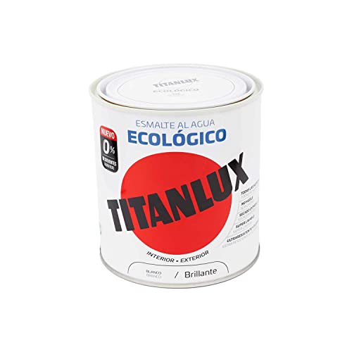 Titanlux Ecológico Esmalte al agua mulisuperficie Brillante Blanco 250 ml